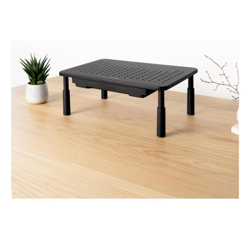 Elevador soporte de monitor tooq tqmr087 negro