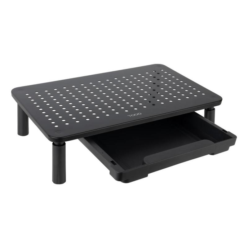 Elevador soporte de monitor tooq tqmr087 negro