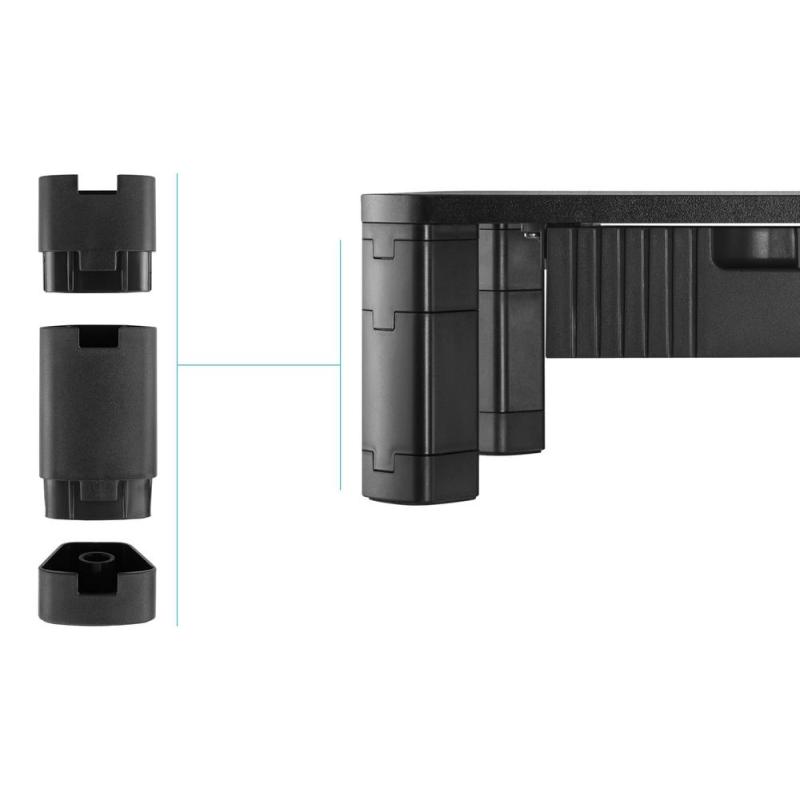 Elevador soporte de monitor tooq tqmmpd02 multiusos con cajon