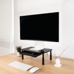 Elevador soporte de monitor tooq tqmr087 negro