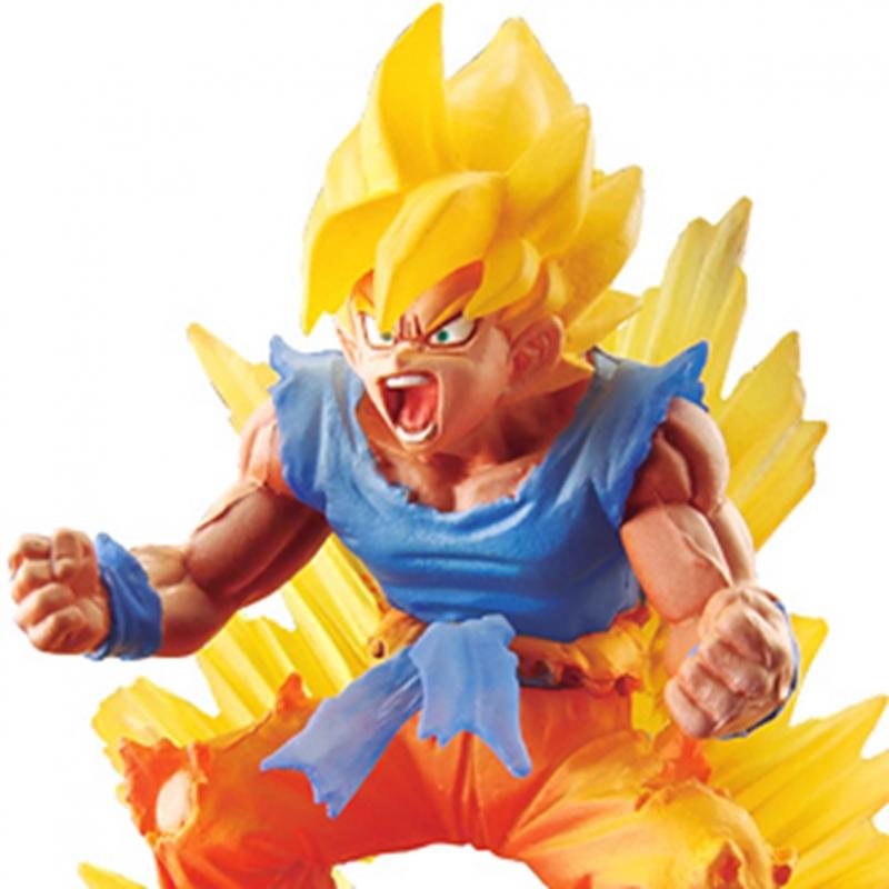 Super saiyan son goku 02 figura 10 cm dragon ball z serie dracap memorial - Imagen 1