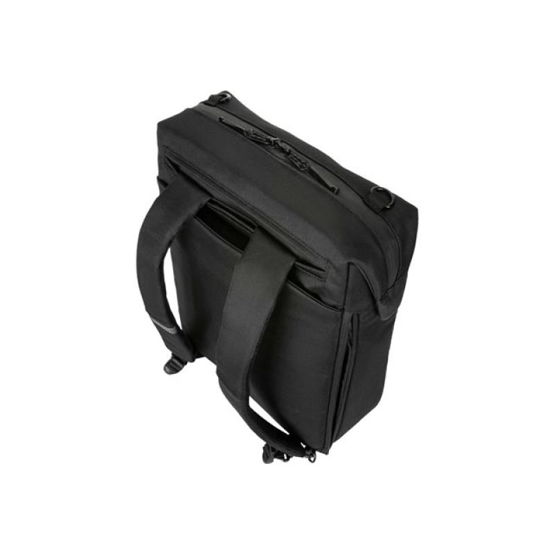 Mochila targus work convertible para portatil 16 pulgadas negra