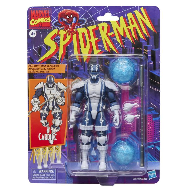 Figura hasbro marvel comics spider - man cardiac