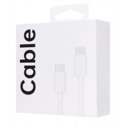 Cable usb tipo c oppo 1m - macho - macho - blanco