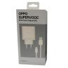 Cargador oppo supervooc 67w usb tipo a blanco + cable usb tipo c a usb tipo a