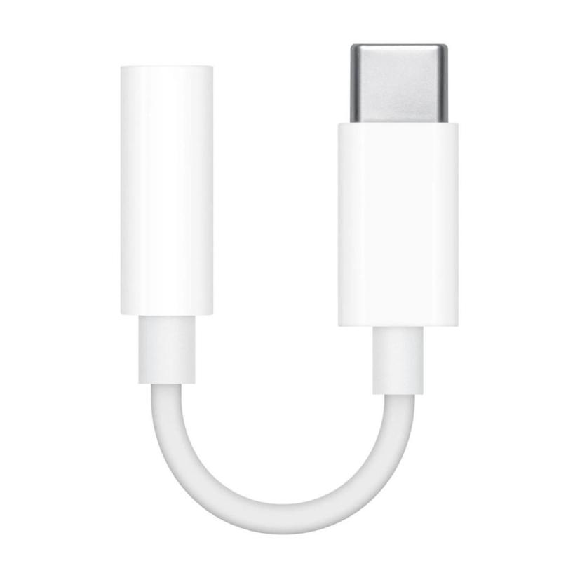 Adaptador usb tipo c a jack 3.5mm samsung 8cm - macho - hembra - blanco