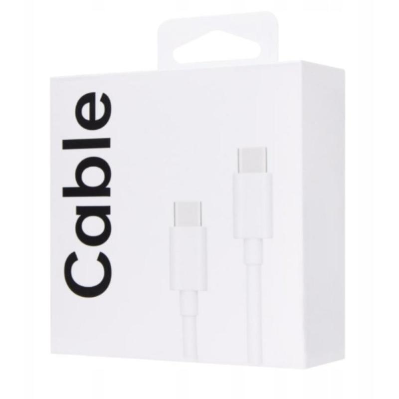 Cable usb tipo c oppo 1m - macho - macho - blanco