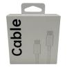 Cable usb tipo c oppo 1m - macho - macho - blanco