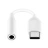 Adaptador usb tipo c a jack 3.5mm samsung 8cm - macho - hembra - blanco