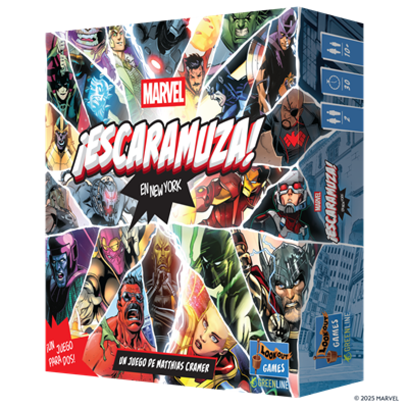 Juego de mesa marvel ¡escaramuza! en new york