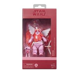 Figura hasbro star wars the black series ewok (valentiine's day edition)