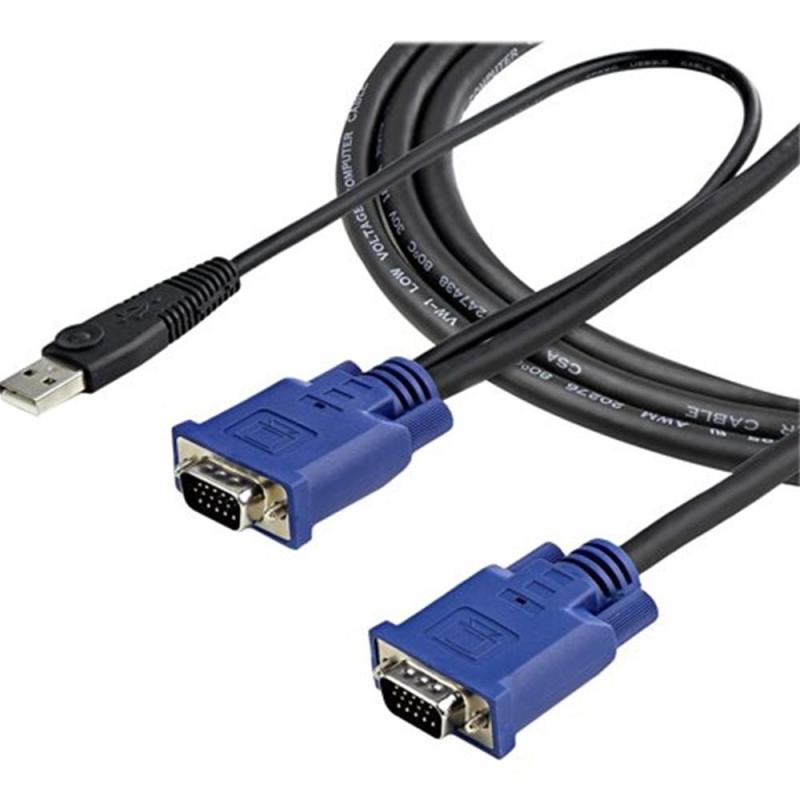 Cable vga a vga - usb 2.0 startech 3.05m - macho - macho - negro