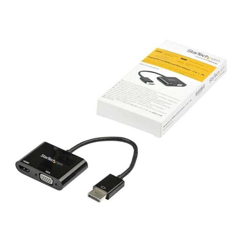 Adaptador dp a hdmi - vga startech macho - hembra
