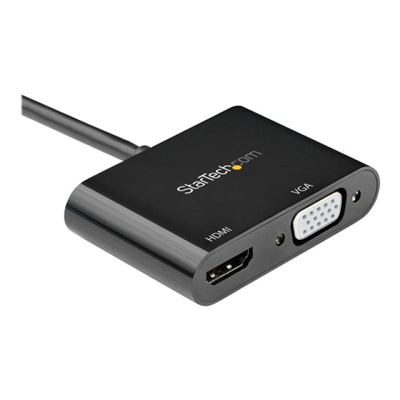 Adaptador dp a hdmi - vga startech macho - hembra