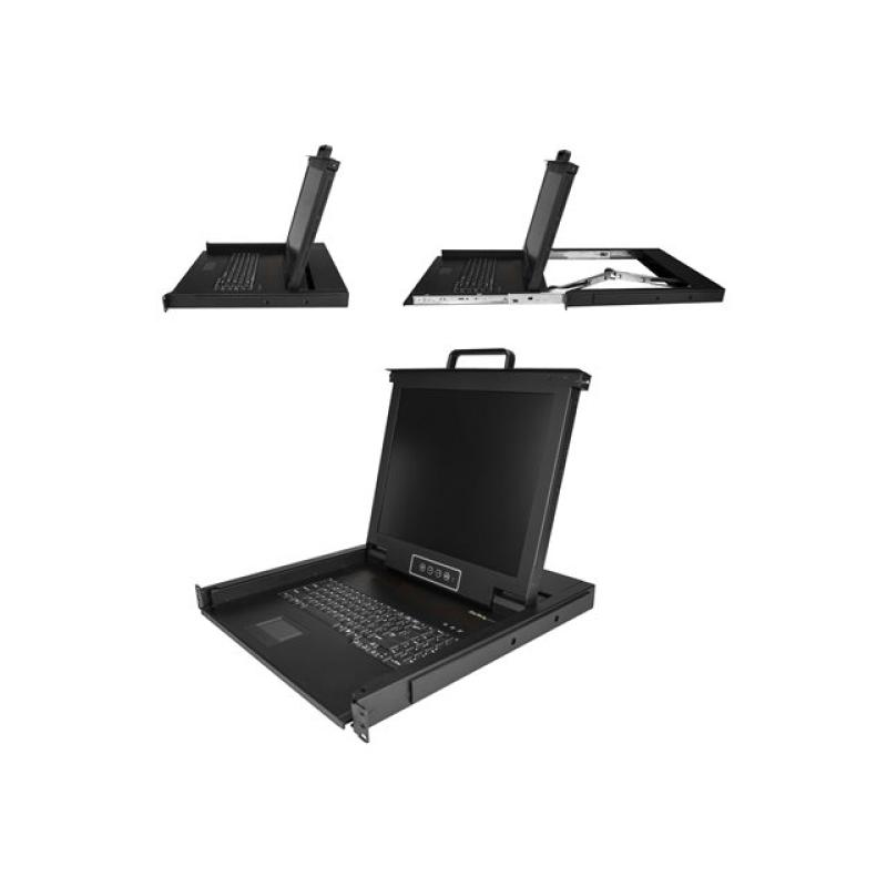 Kit de montaje kvm startech para rack 17 pulgadas