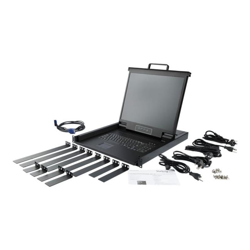 Kit de montaje kvm startech para rack 17 pulgadas