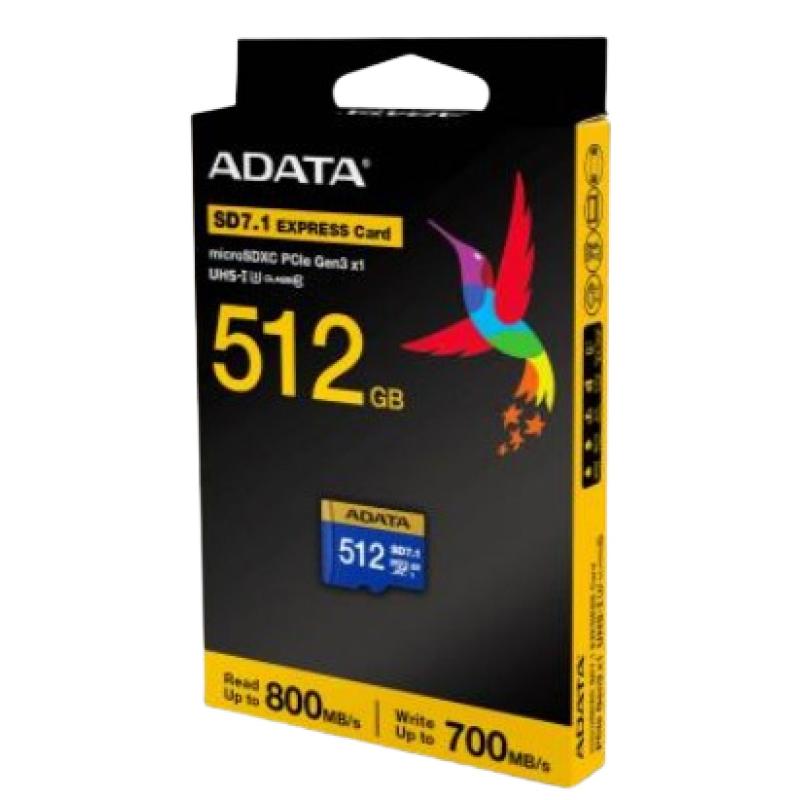 Tarjeta memoria micro sd adata sd7.1 512gb cl10