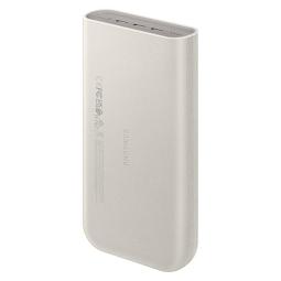 Bateria externa powerbank samsung 20000mah 45w beige