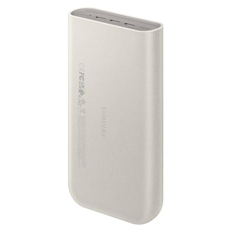 Bateria externa powerbank samsung 20000mah 45w beige