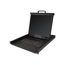 Consola kvm startech de montaje en rack de servidores 19 pulgadas