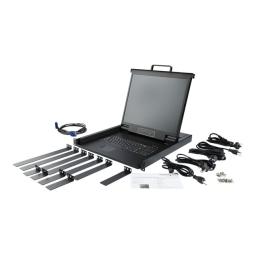Consola kvm startech de montaje en rack de servidores 19 pulgadas