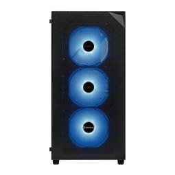 Caja ordenador gaming unykach revelat mesh compact edition atx argb cristal templado negra