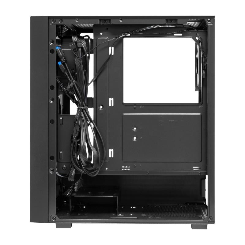 Caja ordenador gaming unykach revelat mesh compact edition atx argb cristal templado negra