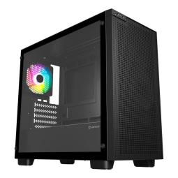 Caja ordenador gaming unykach revelat mesh edge matx argb crital templado negra