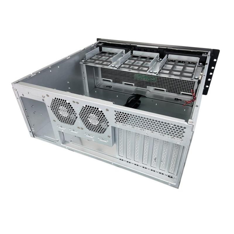 Caja rack unykach 4u 19 pulgadas plata