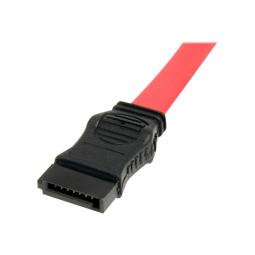 Adaptador sata startech 0.5m - macho - hembra - rojo