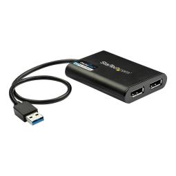 Adaptador usb 3.0 a dp 4k uhd startech 0.30m - macho - hembra - negro