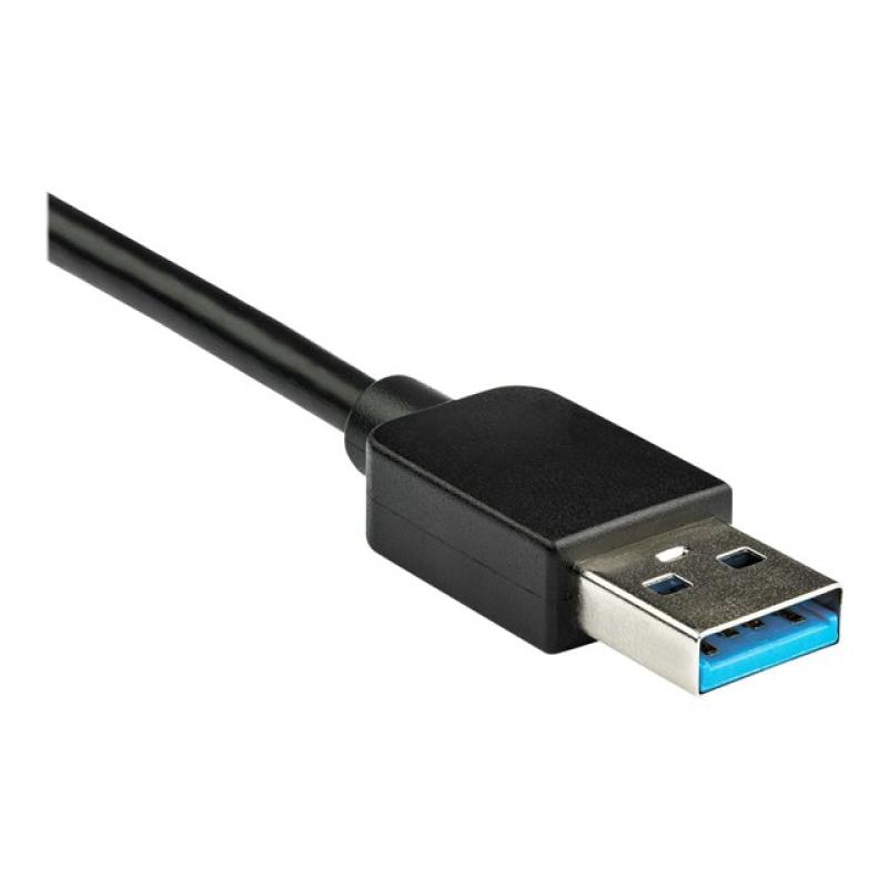 Adaptador usb 3.0 a dp 4k uhd startech 0.30m - macho - hembra - negro