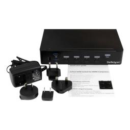 Switch hdmi startech sv431hdu3a2 4 puertos