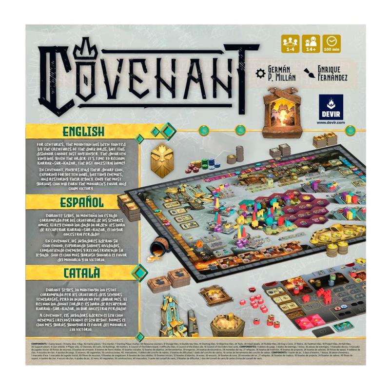 Juego de mesa covenant
