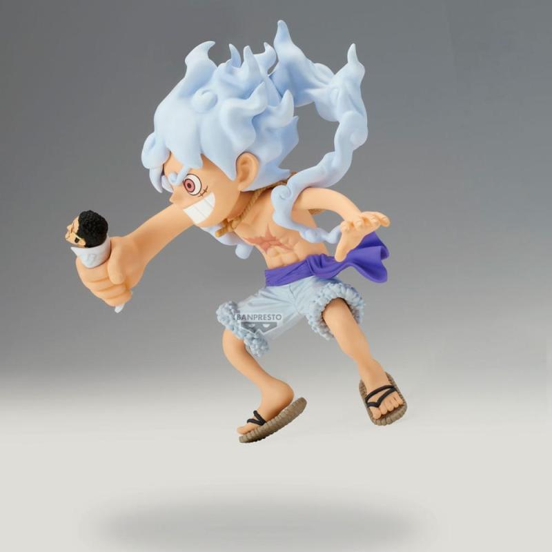 Figura banpresto one piece mega world collectable monkey d.luffy vs borsalino 13cm