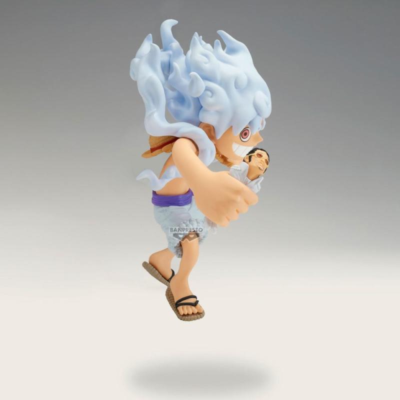 Figura banpresto one piece mega world collectable monkey d.luffy vs borsalino 13cm