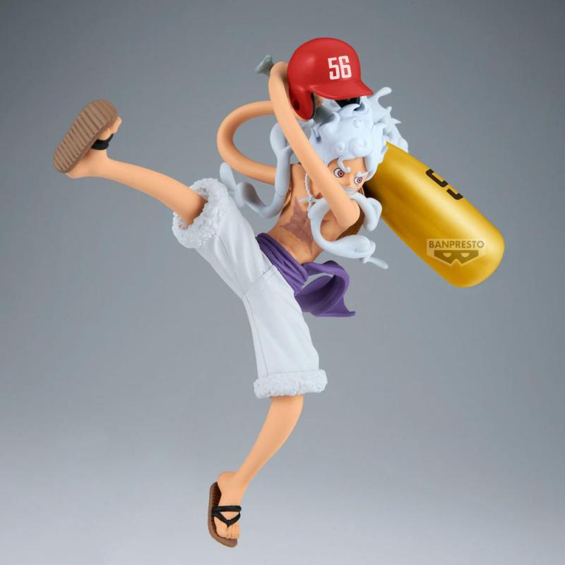 Figura banpresto one piece battle record collection monkey d.luffy gear5 17cm