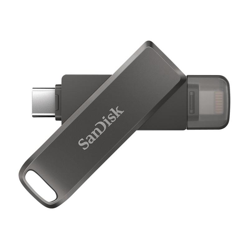 Memoria usb tipo c sandisk 64gb ixpand luxe lightning - Imagen 1