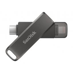 Memoria usb tipo c sandisk 128gb ixpand luxe lightning - Imagen 1