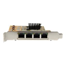Tarjeta de red startech 4x rj45 pci express
