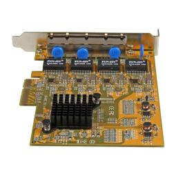 Tarjeta de red startech 4x rj45 pci express