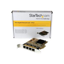 Tarjeta de red startech 4x rj45 pci express