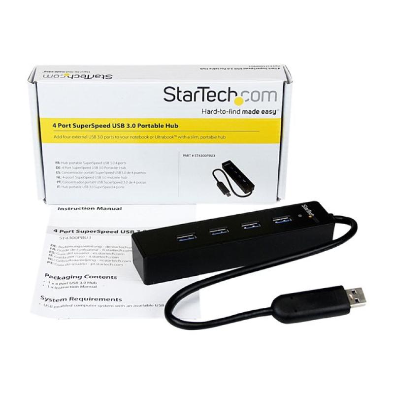 Hub startech usb 3.0 4 en 1