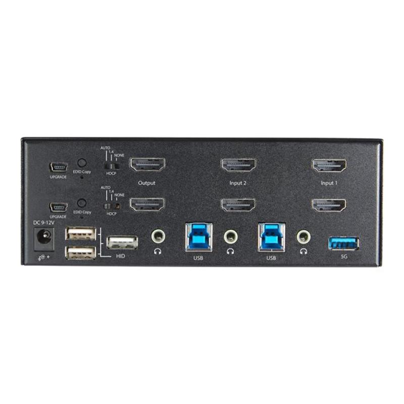 Switch hdmi 4k startech sv231dhu34k6 2 puertos