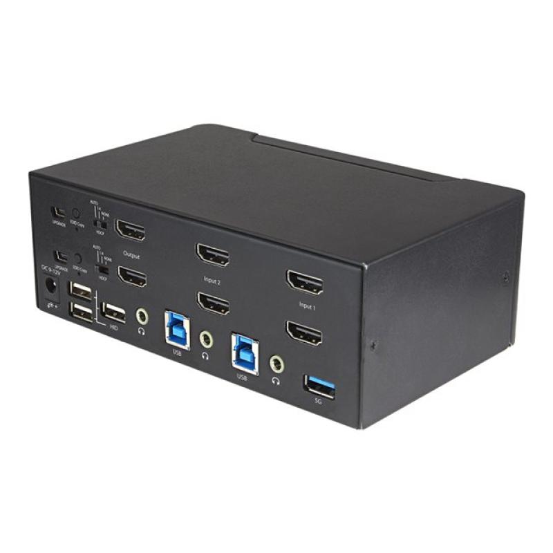 Switch hdmi 4k startech sv231dhu34k6 2 puertos
