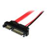 Cable sata startech 0.15m - macho - hembra - rojo