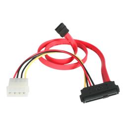 Cable sata a lp4 - sas startech 0.46m - macho - macho - rojo