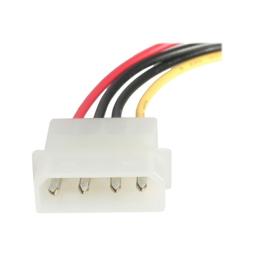 Cable sata a lp4 - sas startech 0.46m - macho - macho - rojo