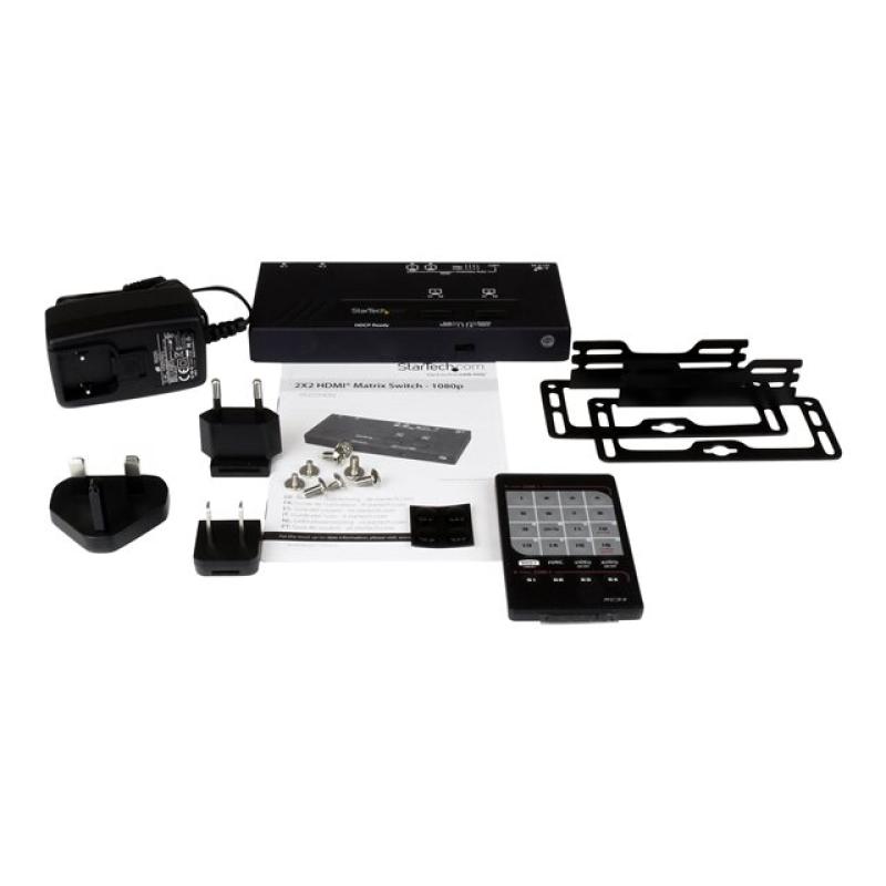 Switch hdmi startech vs222hdq 4 puertos