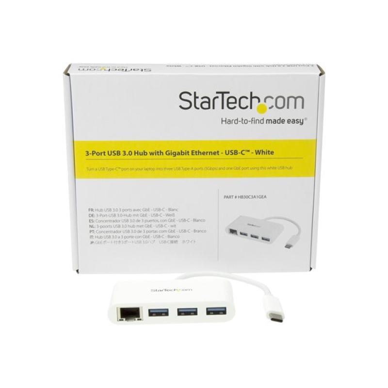 Hub startech usb tipo c 4 en 1